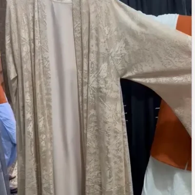 Designer Nett Shrug Abaya