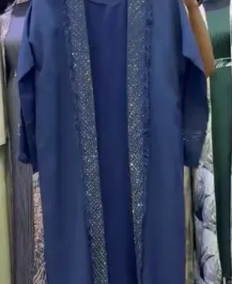Diamond Fur Shrug Abaya