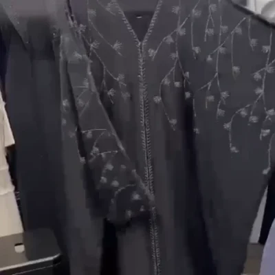 Diamond Grass Designer Abaya