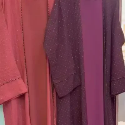 Diamond Lace Shrug Abaya