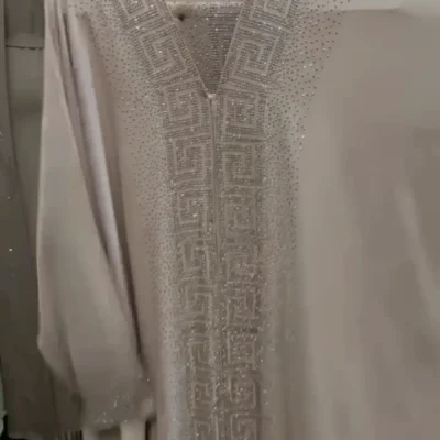 Dyed Diamond Designer Abaya