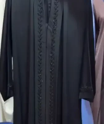 Front Strip Handwork Abaya