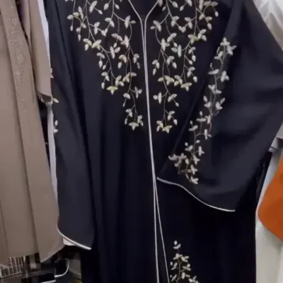 Front Embroidery Abaya