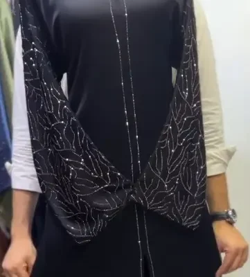 Heavy Designer Diamond Abaya