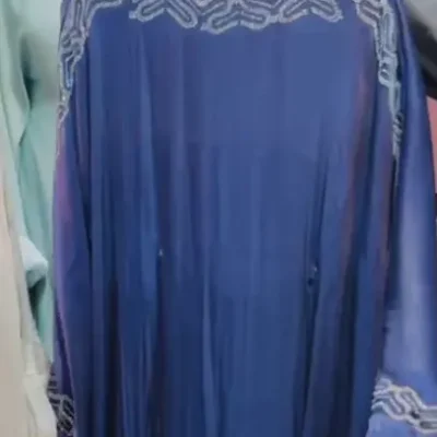 Kaftan Light Diamond Organza Abaya