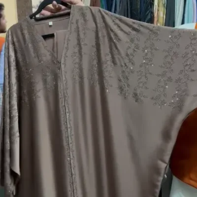 Mini Diamond Pattern Kaftan Abaya