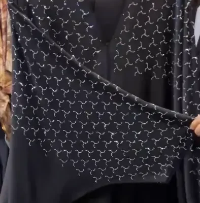 Multi Diamond Kaftan Abaya