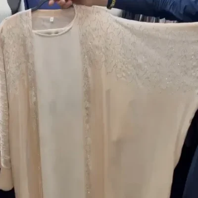 Organza Diamond Shrug Abaya