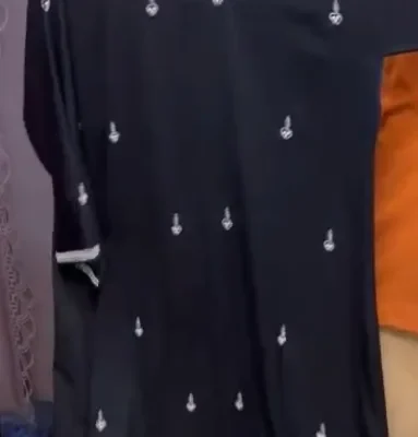 Pearl Diamond Work Abaya
