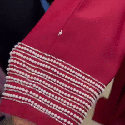 Pearl Handwork Abaya