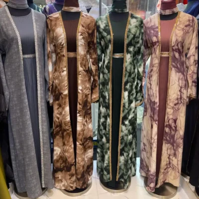 Printed Shrug Abaya Designs