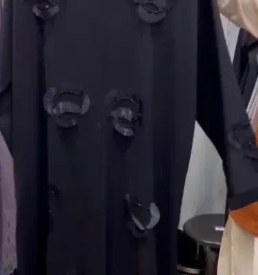 Ring Beaded Designer Abaya