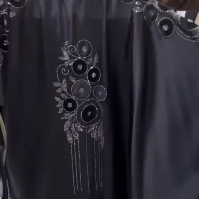 Ring Velvet Diamond Kaftan Abaya