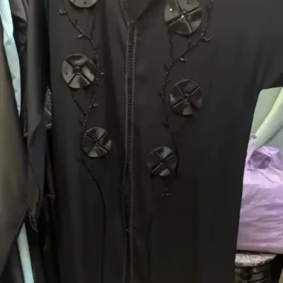 Royal Flower Work Abaya