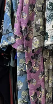 Satin Flower Pleated Shrug Abaya