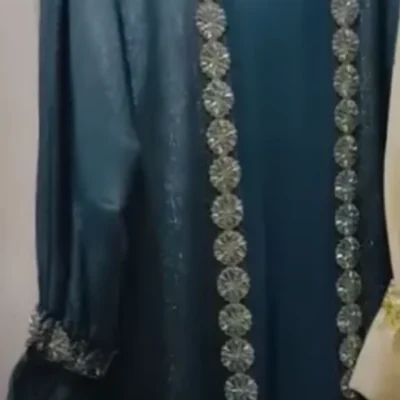 Star Lace Shining Shrug Abaya