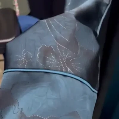 Shaded Printed Shrug Abaya