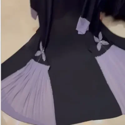 Sided Chiffon Handwork Abaya