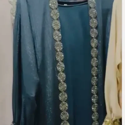 Star Lace Shining Shrug Abaya