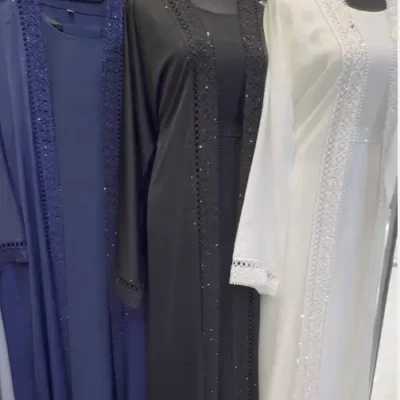Traditional Lace Work Shrug Abaya