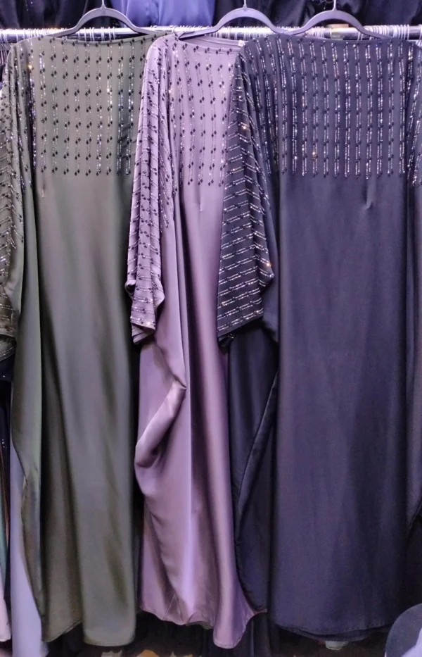 Upper Diamond Designer Kaftan Abaya - Image 2