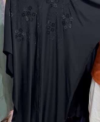 Front Flower Designer Kaftan Abaya
