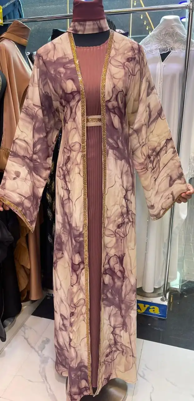 Printed Shrug Abaya Designs - Image 5