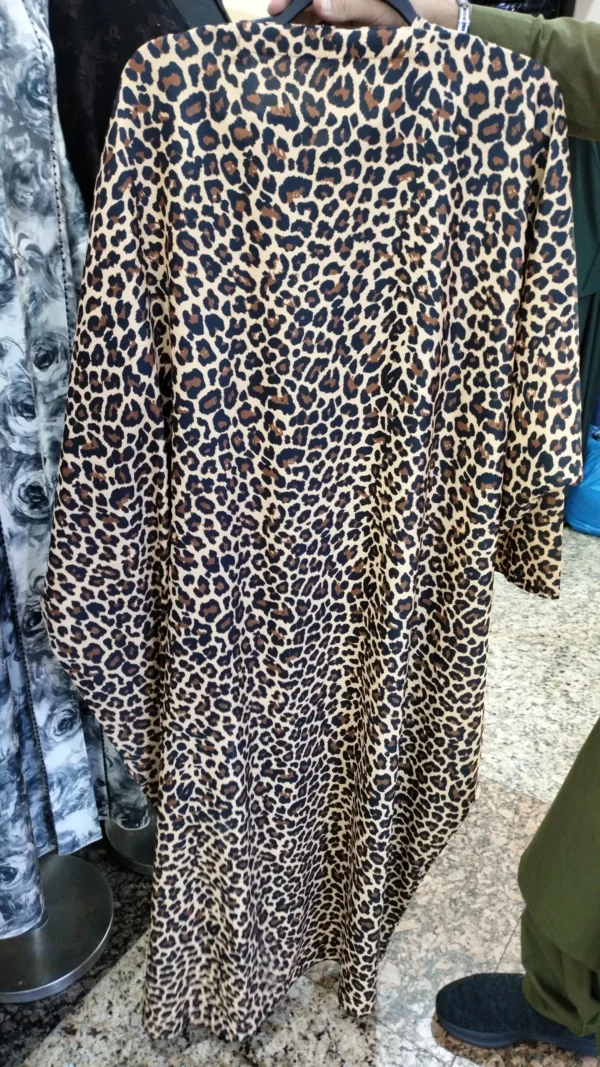 Anime Printed Kaftan Shrug Abaya - Image 2