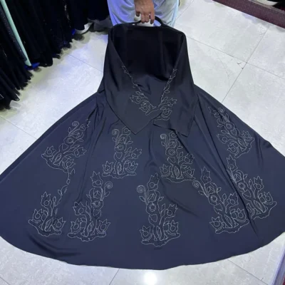 Heavy Embroidery Diamond Abaya
