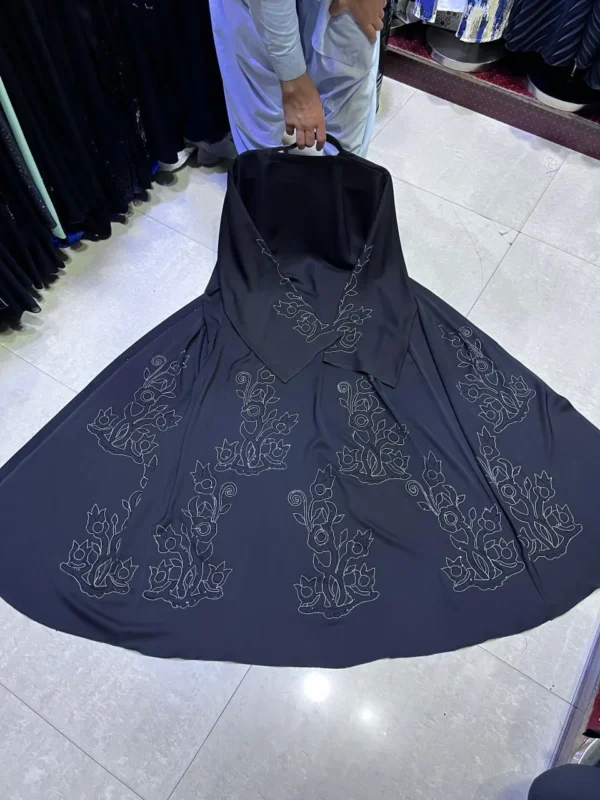 Heavy Embroidery Diamond Abaya