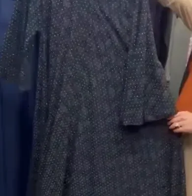 Texture Diamond Frok Abaya