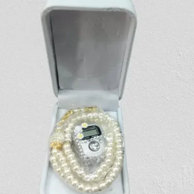 Digital Tasbeeh Counter with Beaded Tasbeeh + Box