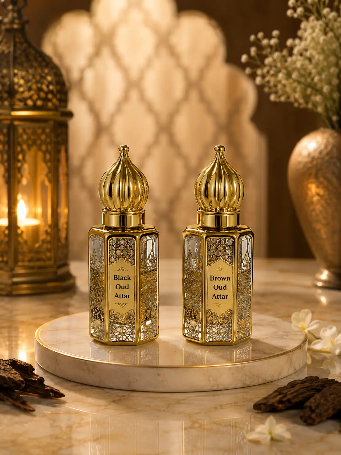 Black Oud Attar and Brown Oud Attar - Image 2
