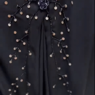 Classic Beaded Handwork Abaya
