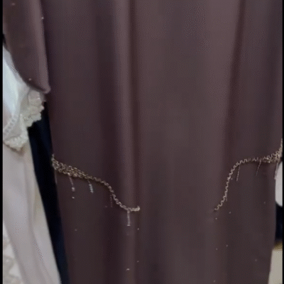 Decent Brown Handwork Abaya