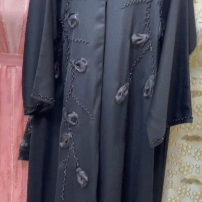 Organza Beaded Handwork Abaya