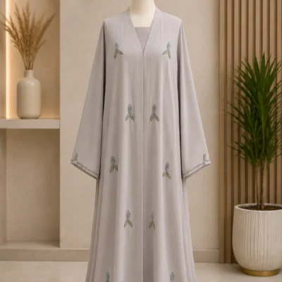 Sober Leaf Handwork Abaya
