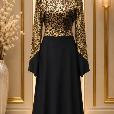 Tiger Print Abaya