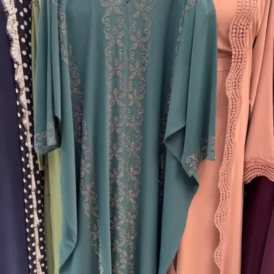 Diamond Pattern Designer Kaftan Abaya