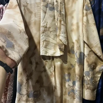 Dubai Double Chiffon Printed Abaya Designs