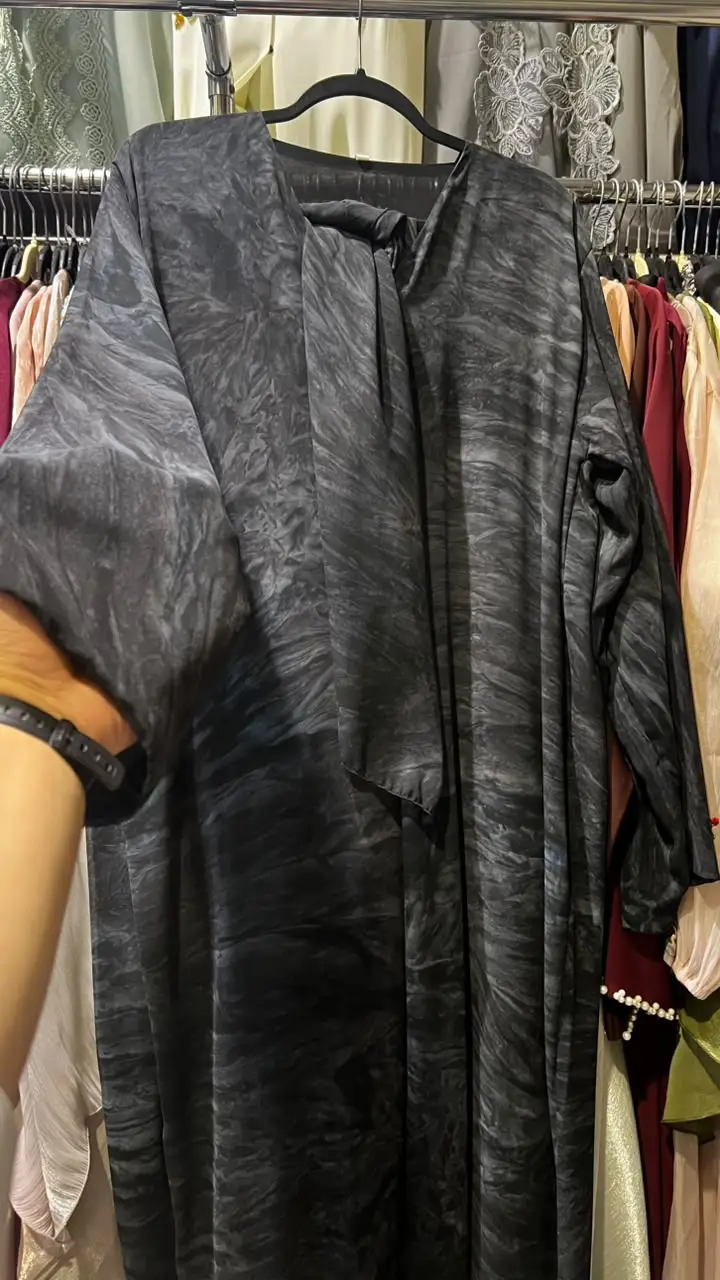 Dubai Double Chiffon Printed Abaya Designs - Image 3