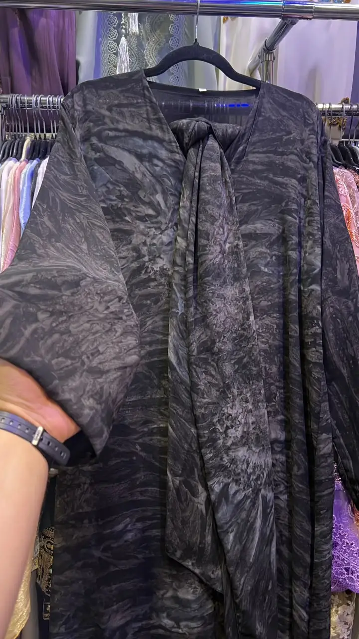 Dubai Double Chiffon Printed Abaya Designs - Image 5