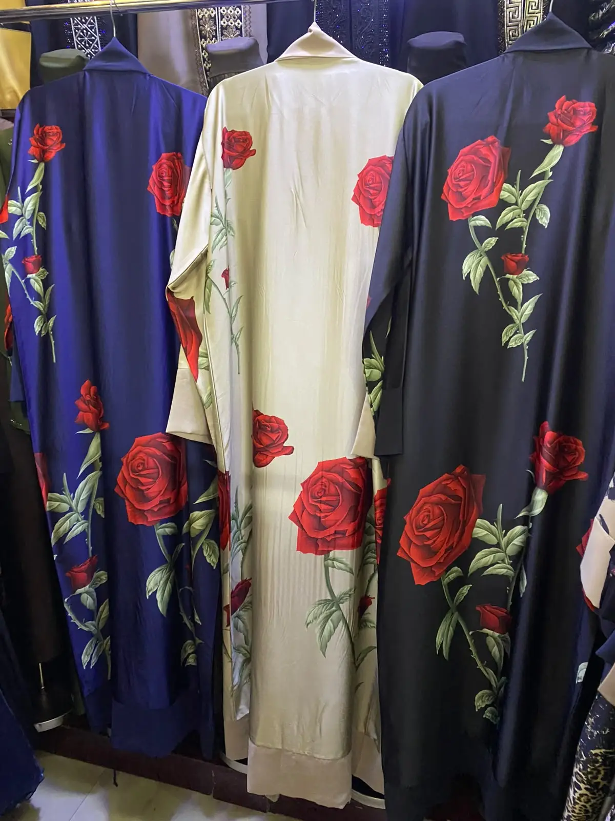 Dubai Rose Flower Kimono - Image 2