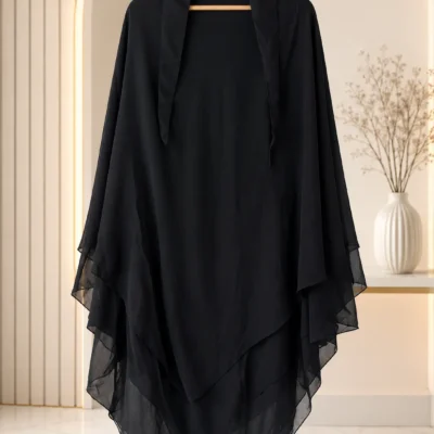 Long Triple Layer Hijab/Makhna