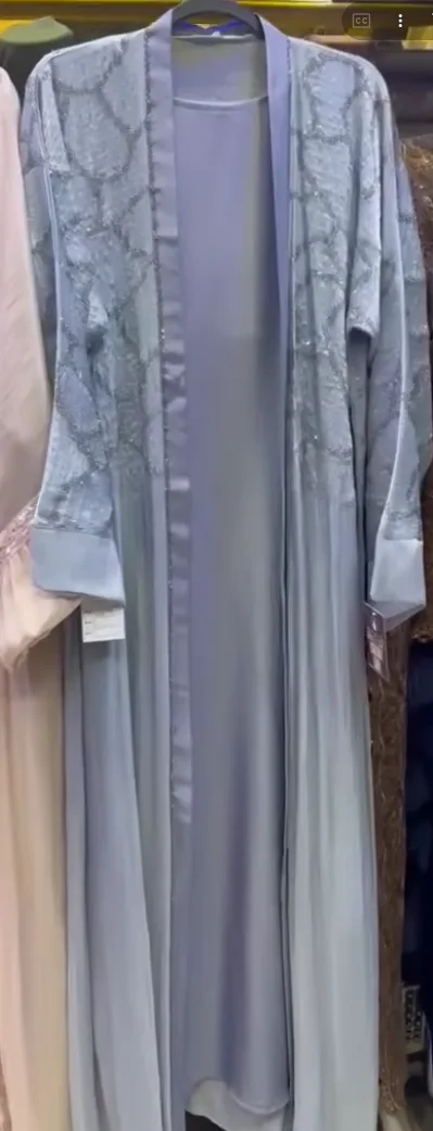 Organza Designer Shrug Abayas - Image 3