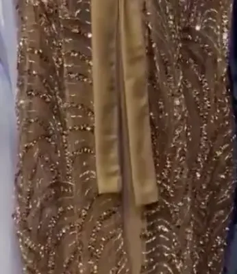 Sparkled Look Nett Shrug Abaya