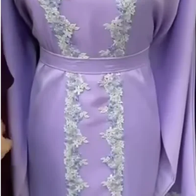Stylish Designer Shrug Lace Abaya