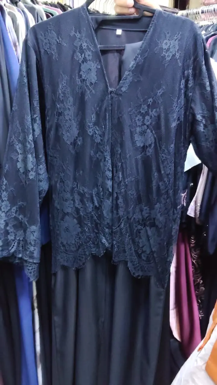 Nett Lace Cape Abaya - Image 2
