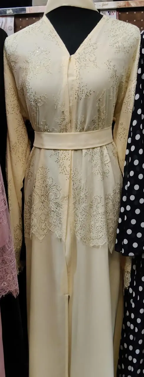 Nett Lace Cape Abaya - Image 3