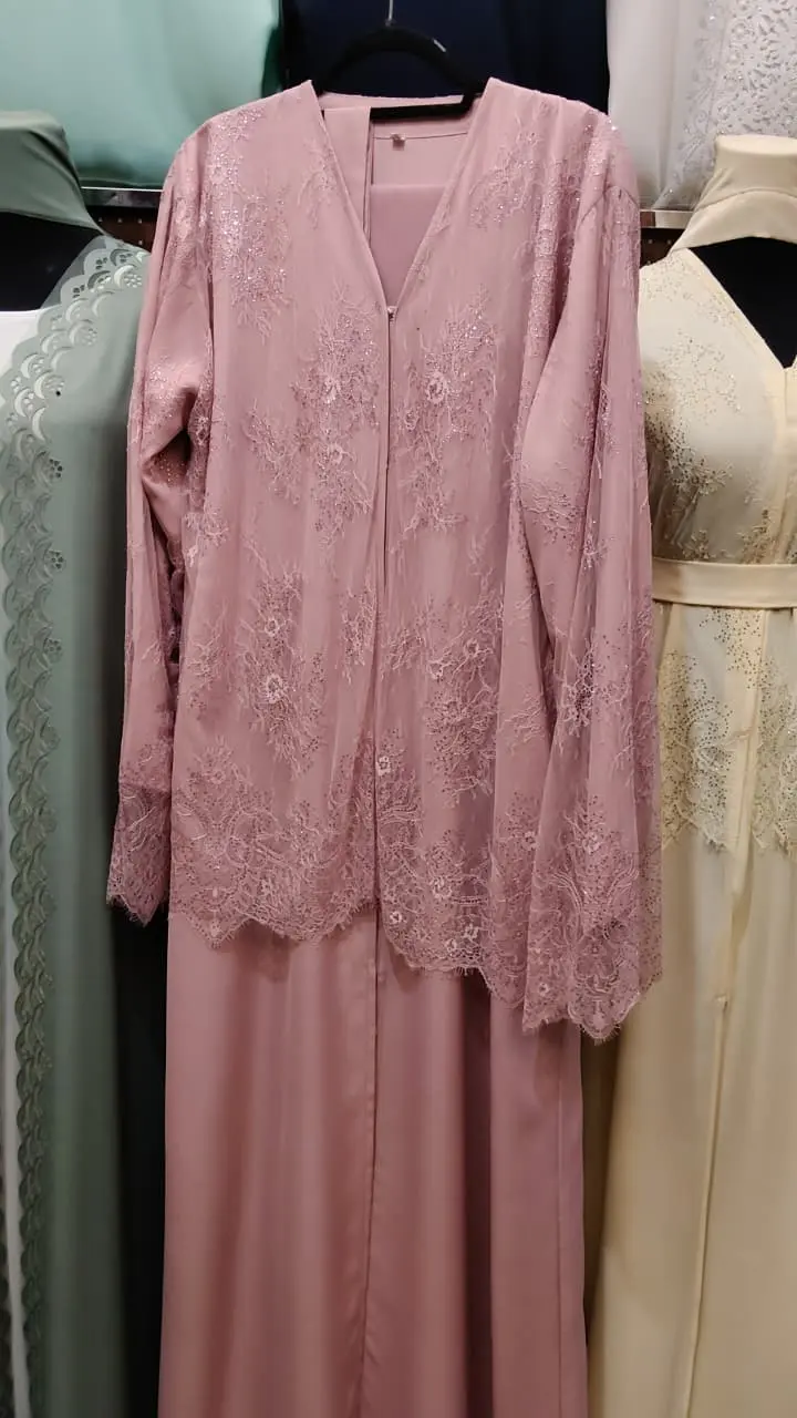 Nett Lace Cape Abaya